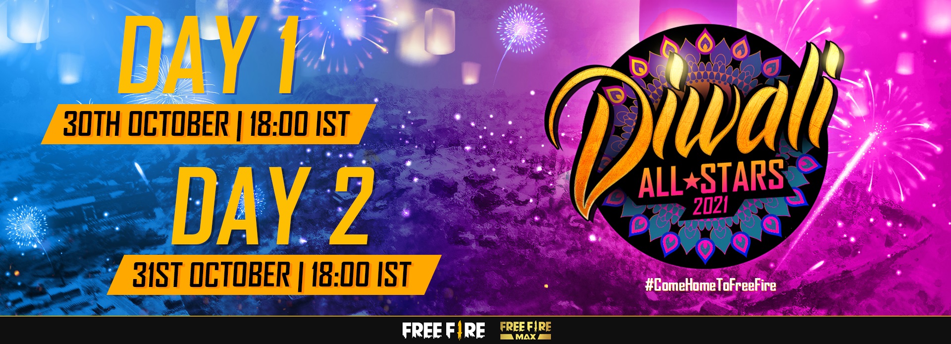 Free Fire Diwali All Stars 2021: Teams and Schedules
