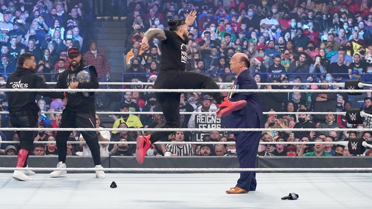 WWE's Brock Lesnar Attacks Roman Reigns after Bloodline Turns On Paul Heyman