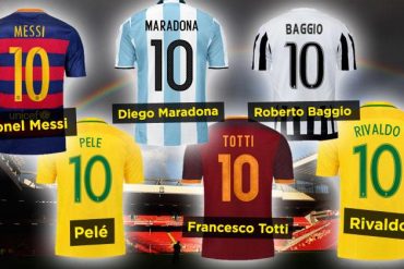 Footballers Who Wore Number 10
