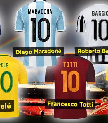 Footballers Who Wore Number 10