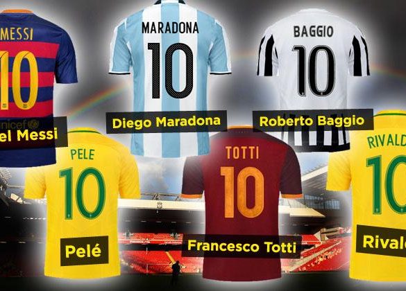 Footballers Who Wore Number 10