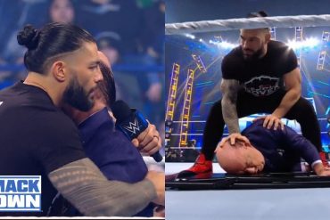 WWE's Brock Lesnar Attacks Roman Reigns after Bloodline Turns On Paul Heyman