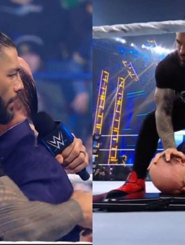 WWE's Brock Lesnar Attacks Roman Reigns after Bloodline Turns On Paul Heyman