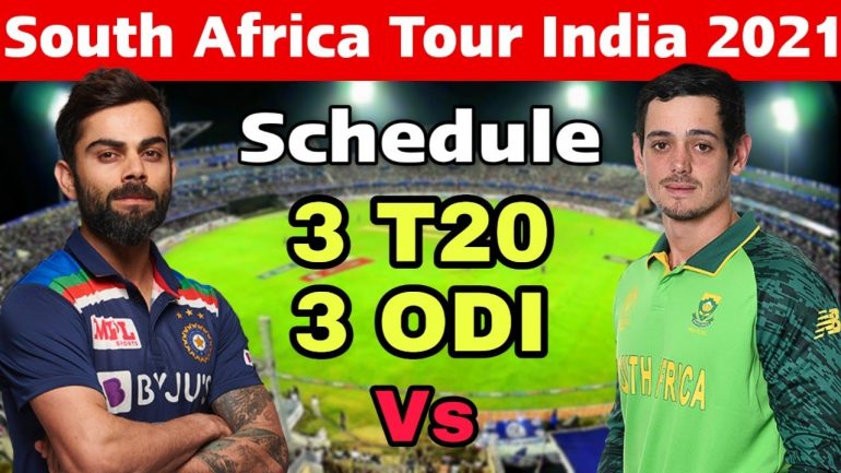 India vs South Africa 2021 Schedule