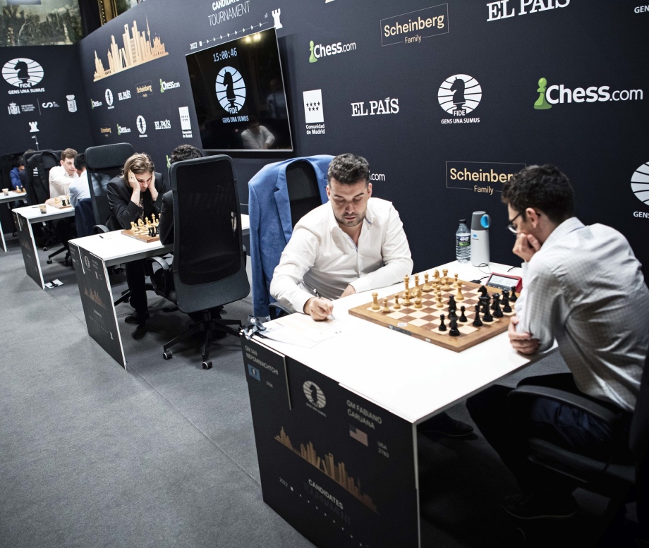 FIDE Candidates 2022 Ian Vs Fabiano