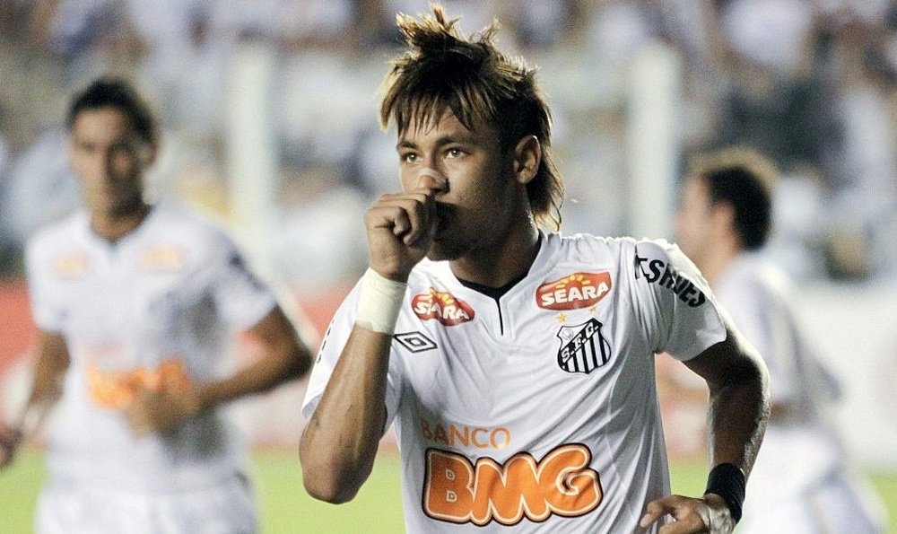 Neymar At Santos