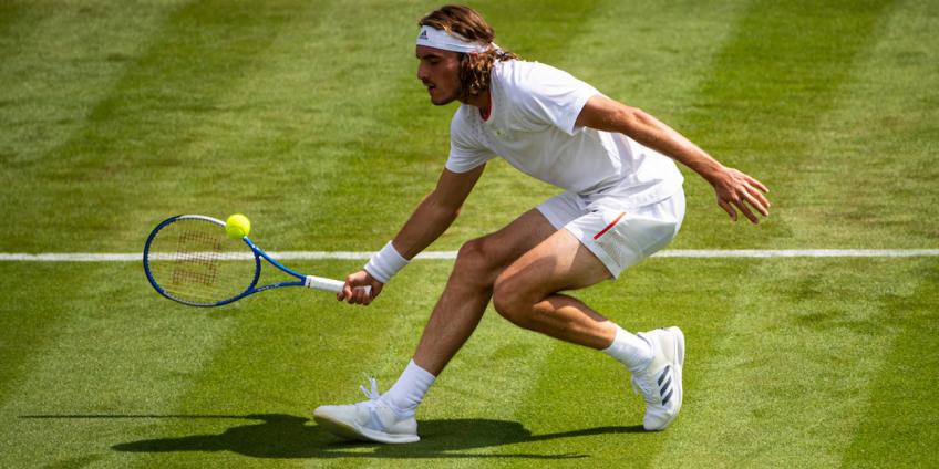 Stefano Tsitsipas On Day 4 Of Wimbledon