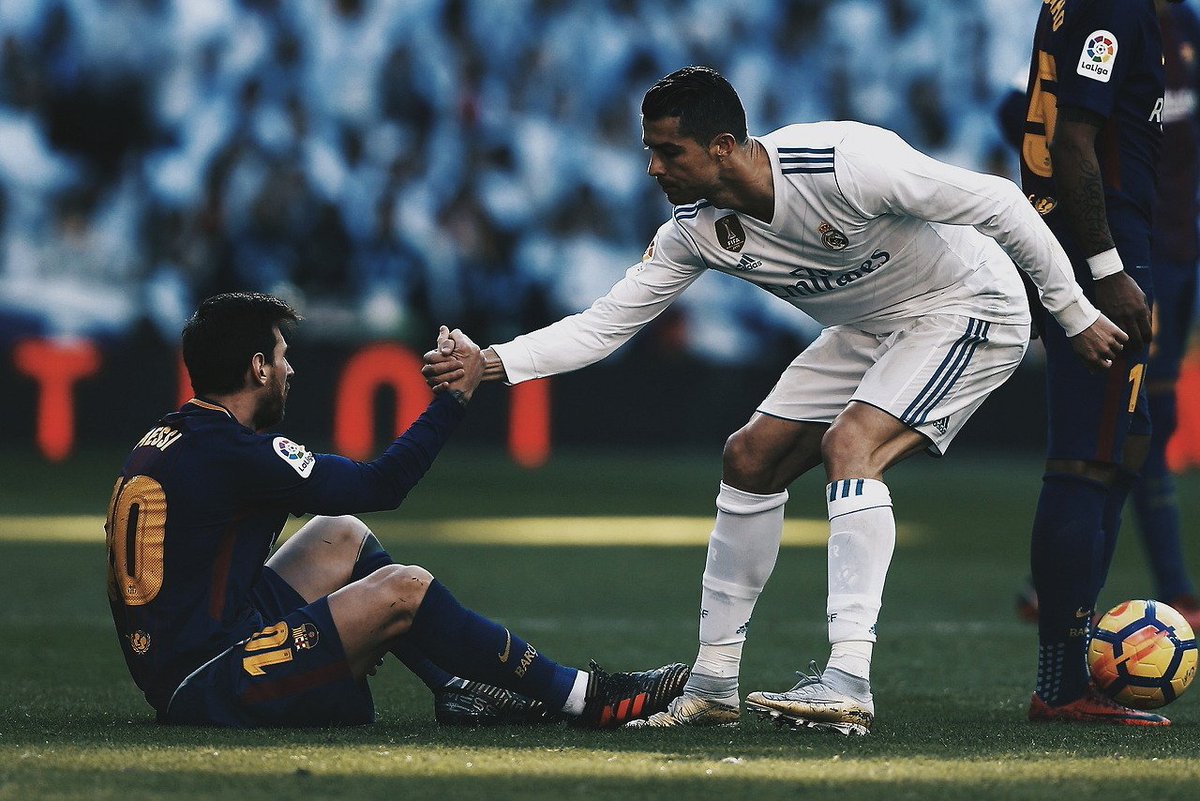 The GOATS- Lionel Messi and Cristiano Ronaldo 1