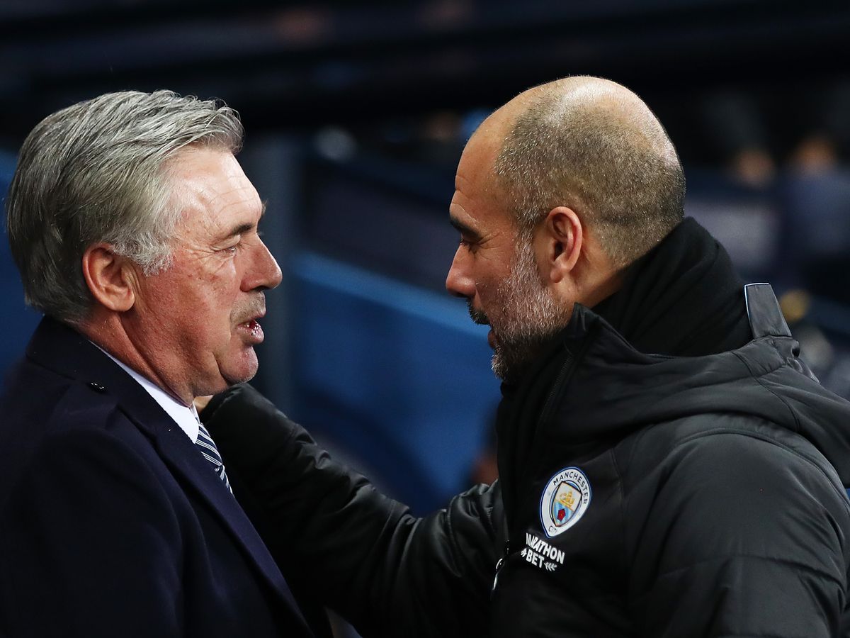 Carlo Ancelotti And Pep Guardiola