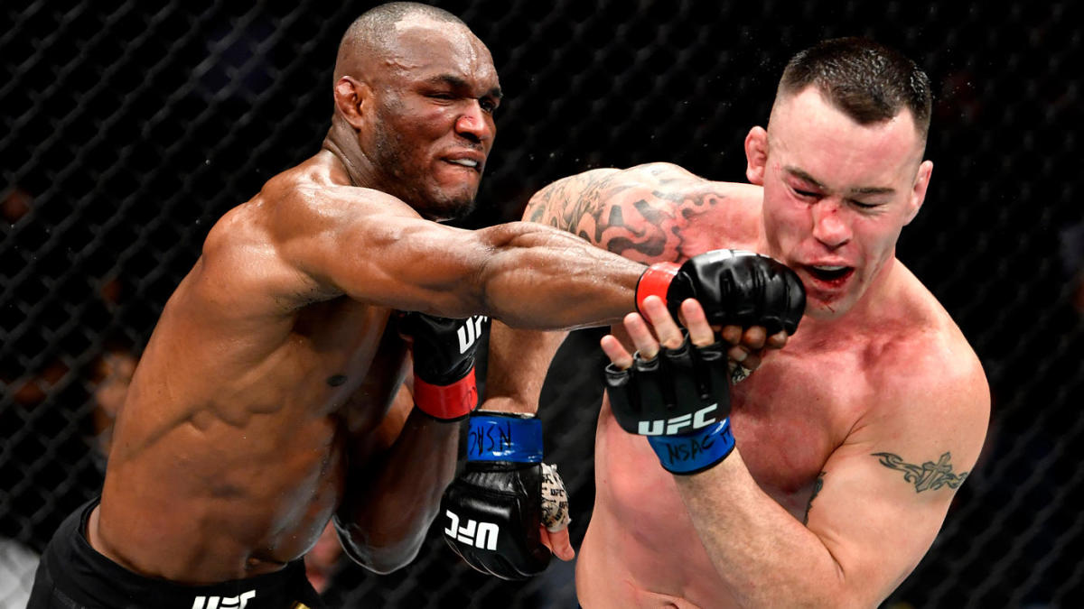 Kamaru Usman Colby Covington Jaw Break