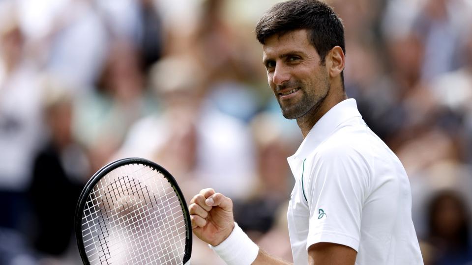 Wimbledon 2022 Day 9 Novak Djokovic