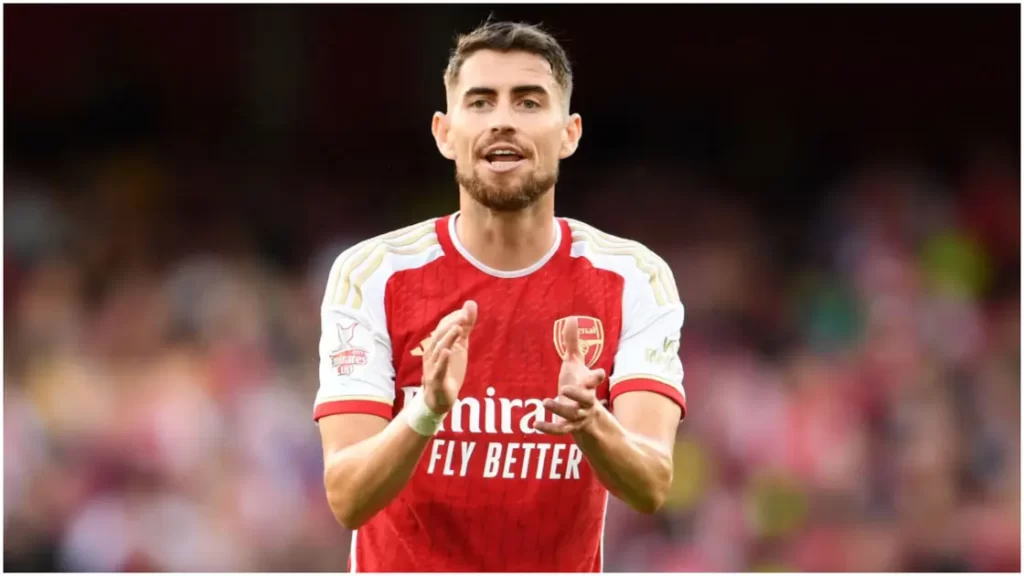 Jorginho reacts during the pre-season friendly match between Arsenal FC and AS Monaco at Emirates Stadium