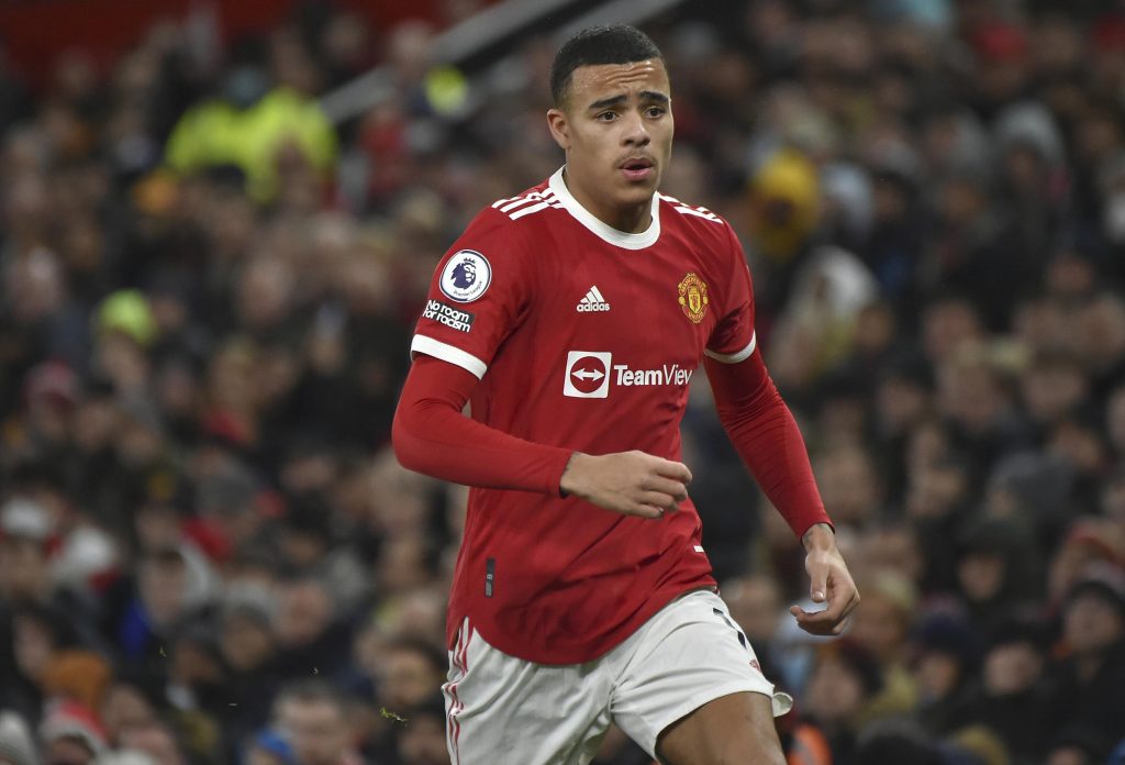 Mason Greenwood with Manchester