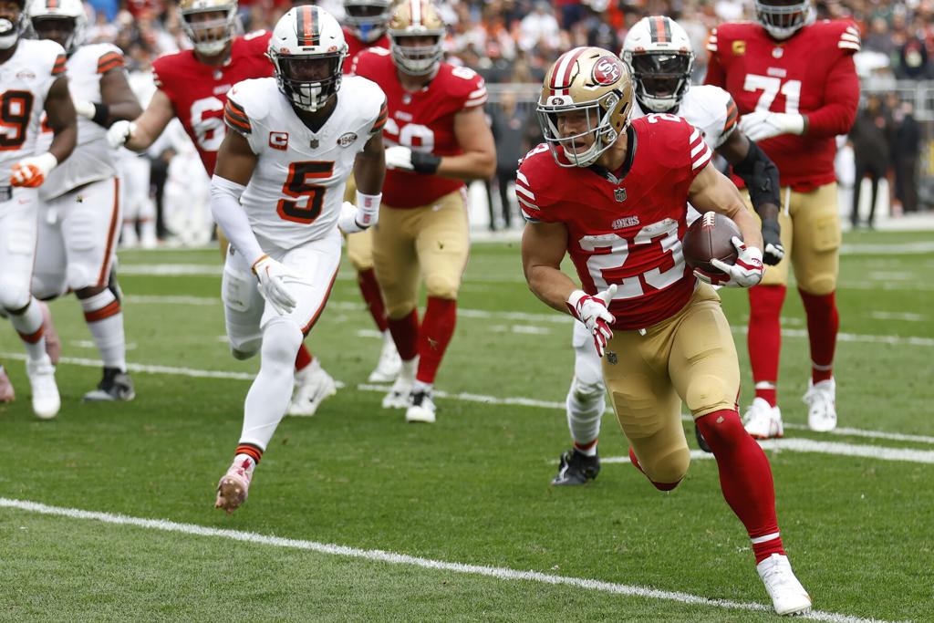 49ers Suffer First Defeat and Injury Woes in Loss to Browns: Samuel, McCaffrey, and Williams Uncertain