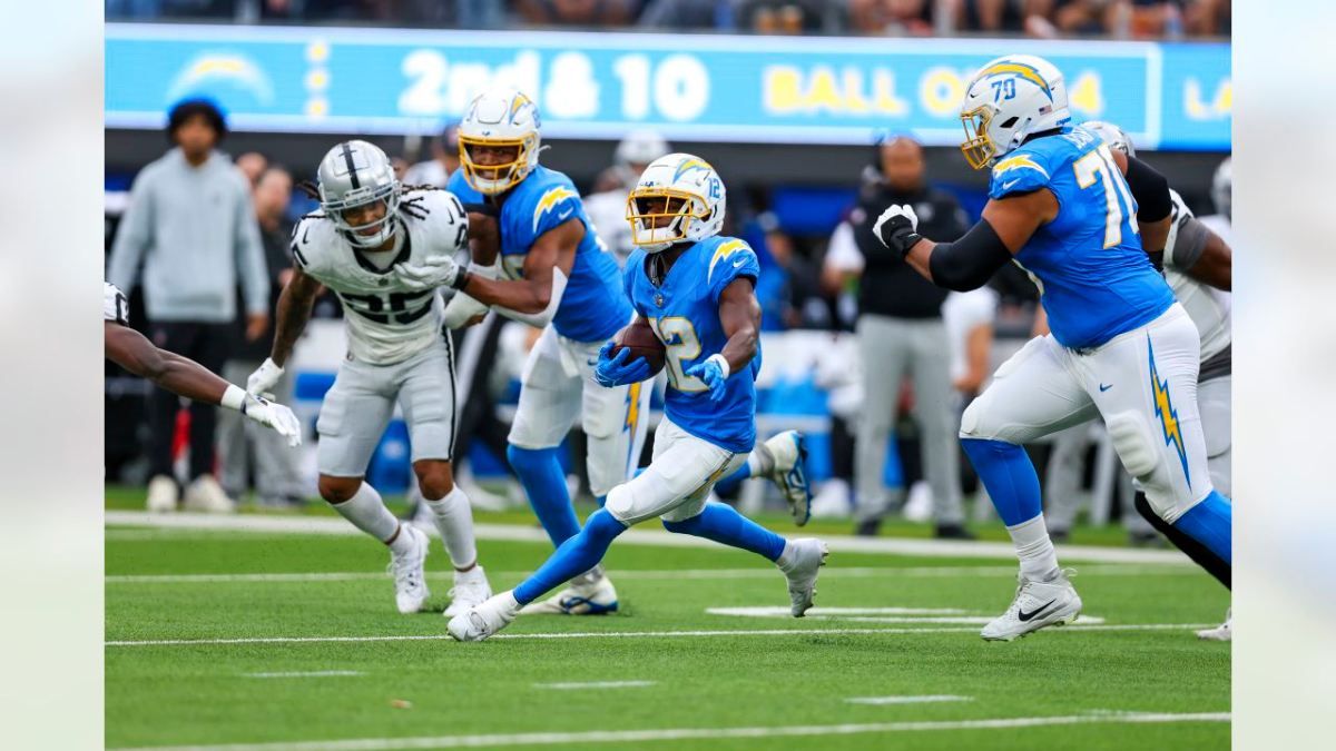 Chargers win against the Raiders