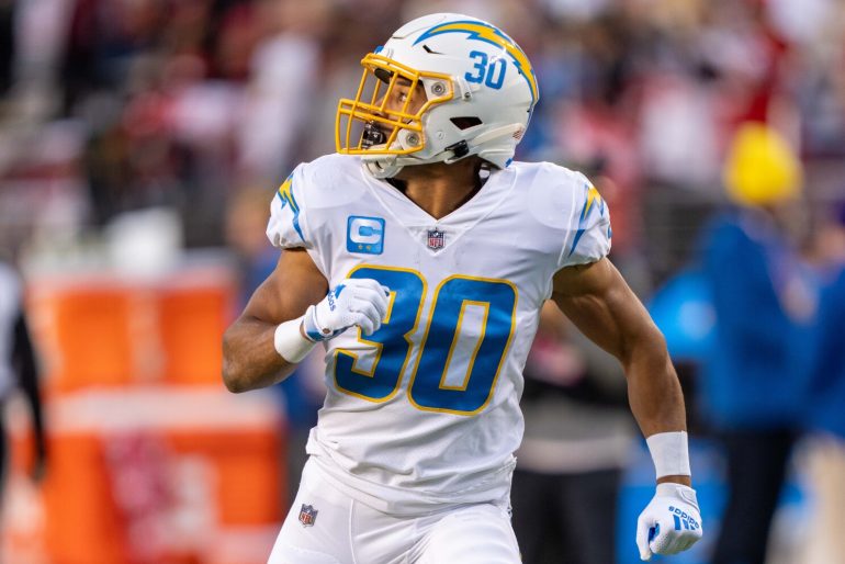 The Chargers' Runner, Austin Ekeler, Probably Won't Play on Sunday Because His Ankle is Hurt. Would Be the Third game he Misses in a Row