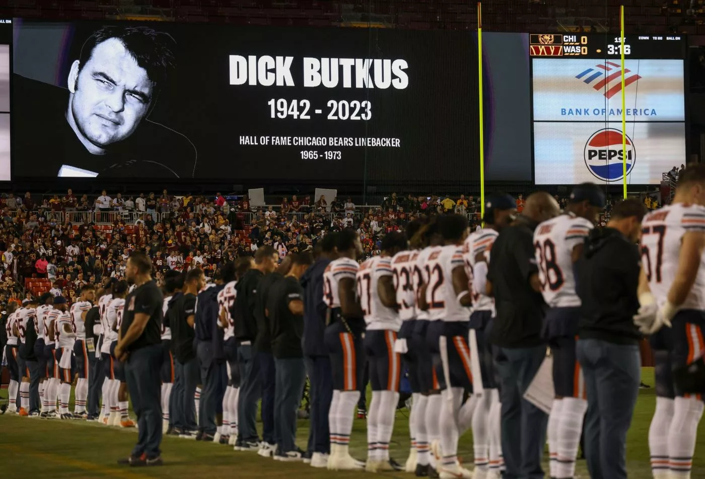 Bears Honoring Dick Butkus' Legacy