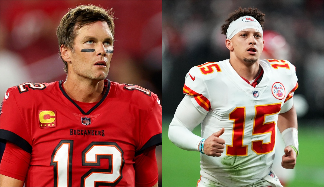 Tom Brady and Patrick Mahomes