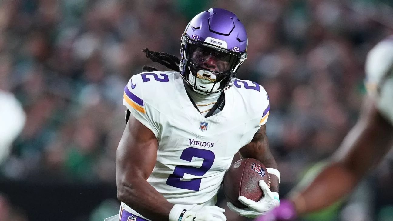 Vikings' Mattison and O'Neill Ruled Out; Dobbs Shifts to QB3