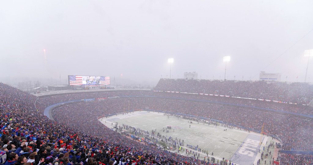 Video Shows Blizzard Conditions at Highmark Stadium Before Steelers