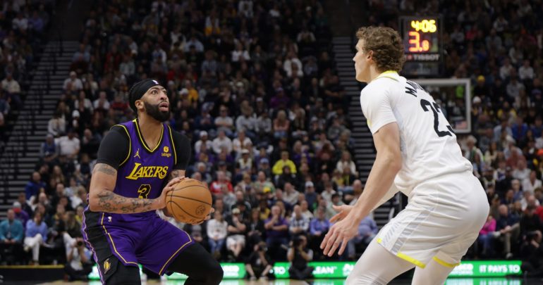 Anthony Davis’ Shooting Slammed by Fans as Lakers Lose to Jazz Without LeBron James