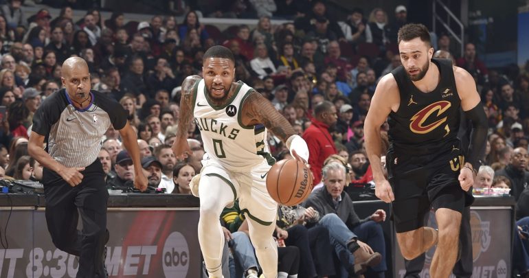 NBA Fans Call Out Lillard, Bucks in 40-Point Loss to Mitchell, Cavs with Giannis Out
