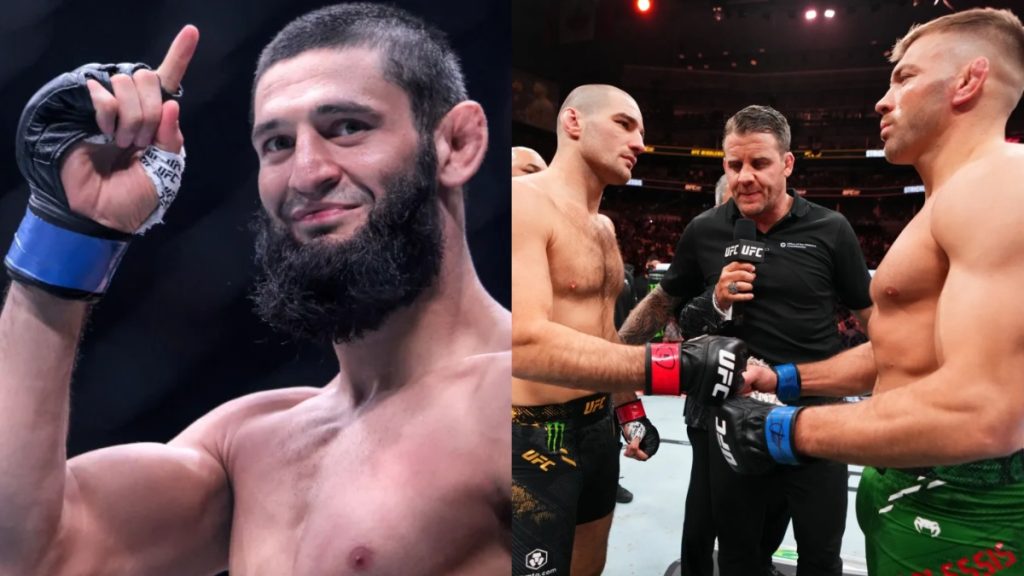 Khamzat Chimaev believes Sean Strickland beat Dricus Du Plessis, calls out the South African for UFC 300