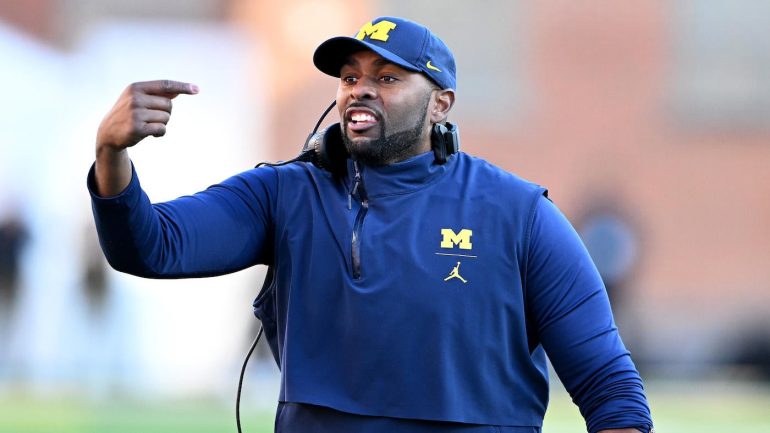 Michigan promotes Sherrone Moore: Wolverines elevate offensive coordinator to replace Jim Harbaugh as coach