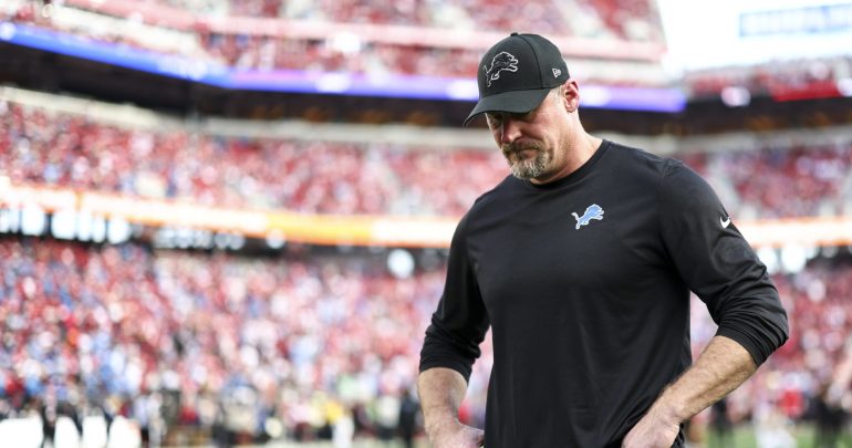 Lions’ Dan Campbell: ‘I Don’t Regret’ 4th-Down Decisions in NFL Playoff Loss to 49ers