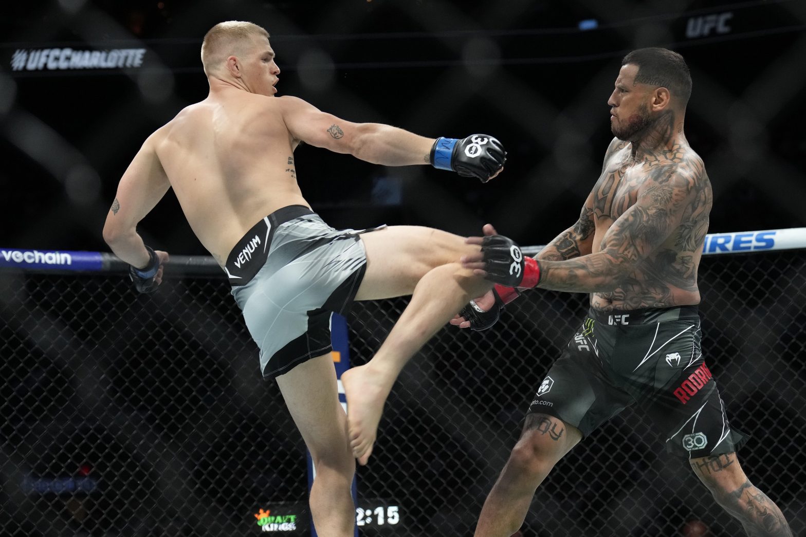 UFC free fight: Ian Machado Garry lands clean head-kick in impressive TKO of Daniel Rodriguez