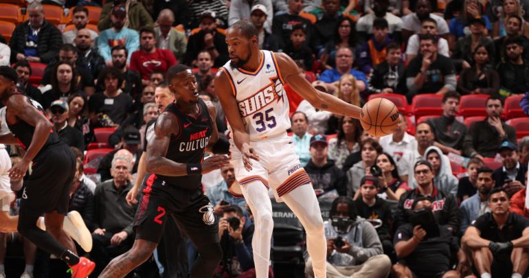 Kevin Durant, Devin Booker, Suns Applauded by NBA Fans in Win Over Jimmy Butler, Heat