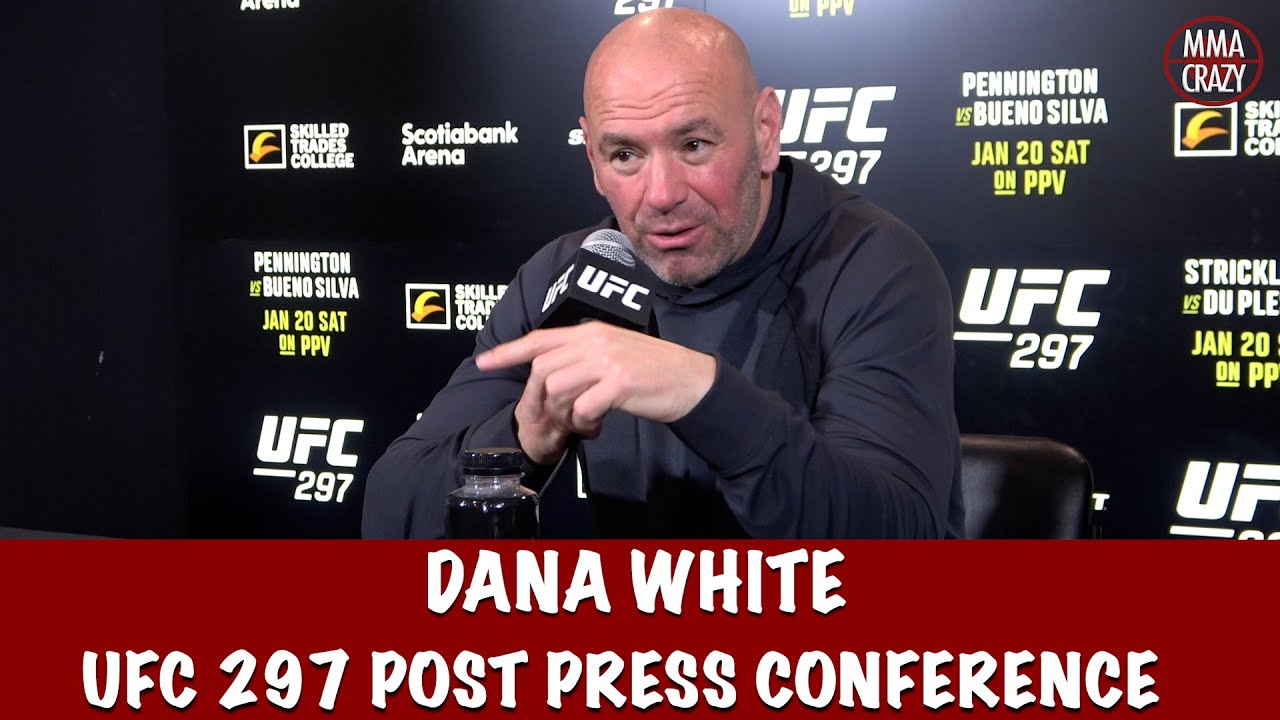 Dana White Responds to UFC 297 Main Event, Indicates a 3-2 Score in Favor of Sean Strickland