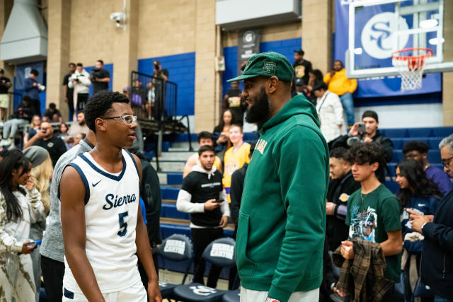 LeBron James Excited as Bryce and Sierra Canyon Make Incredible Comeback, Bulls Legend Watches On