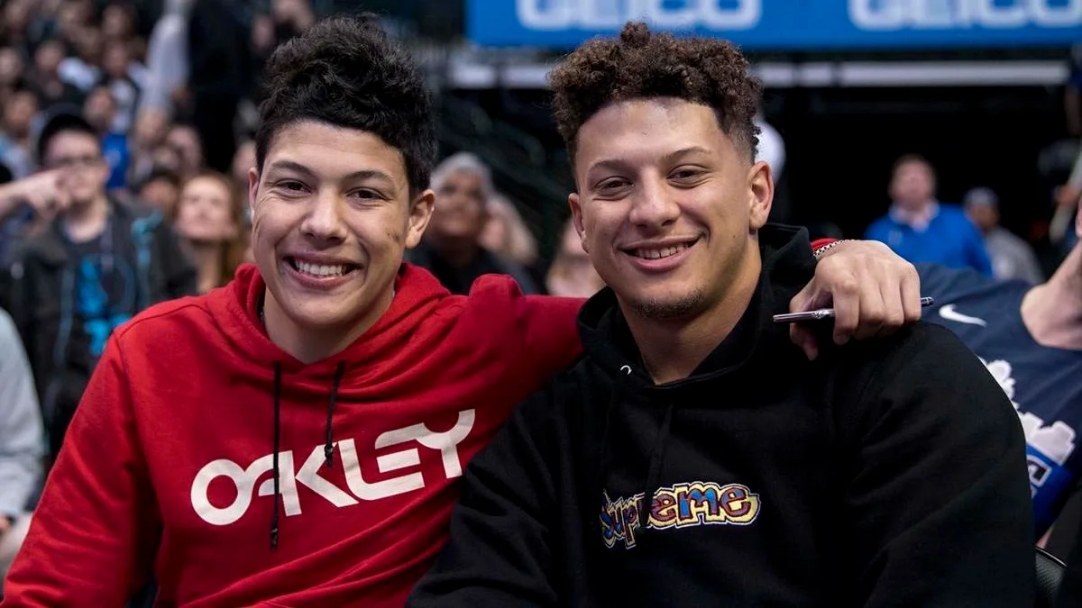 Patrick Mahomes and Jackson Mahomes