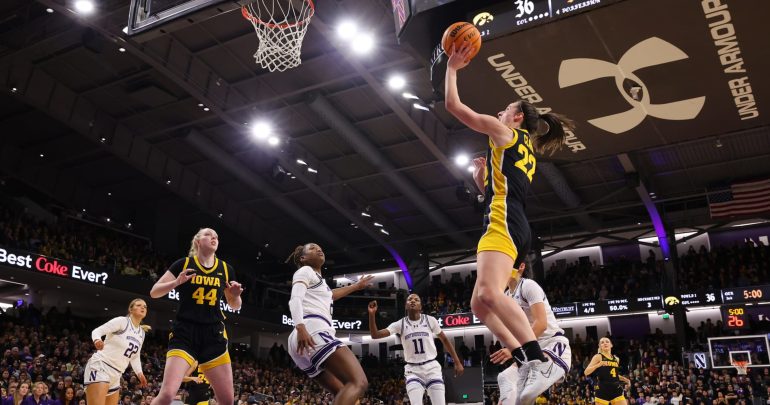 Iowa’s Caitlin Clark Wows Fans as She Becomes NCAA’s No. 2 All-Time Women’s Scorer
