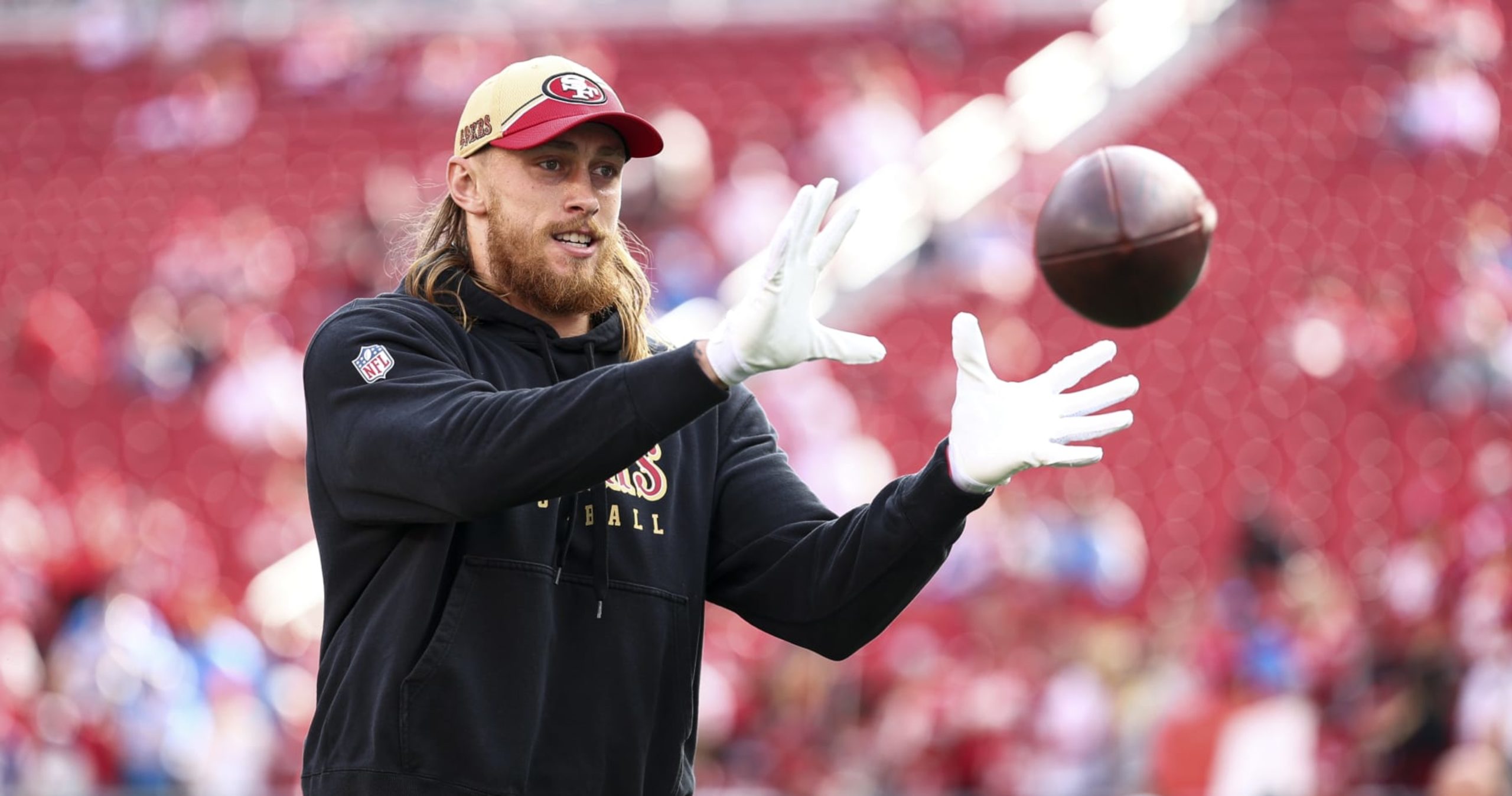 49ers’ George Kittle Misses Practice with Toe Injury Ahead of Super Bowl vs. Chiefs
