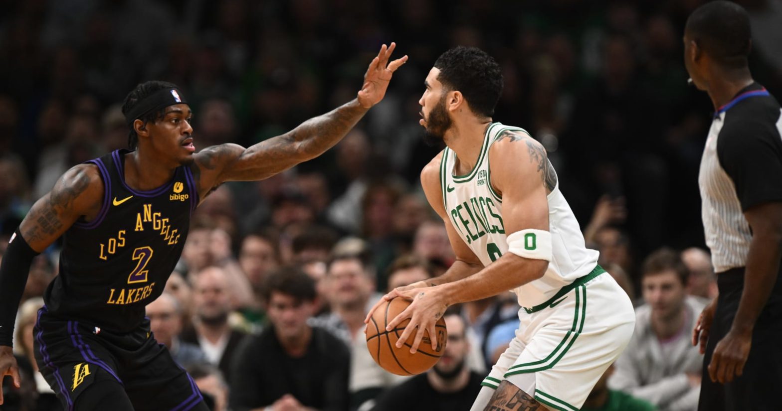 Lakers’ Jarred Vanderbilt Out vs. Jayson Tatum, Celtics With Foot Injury
