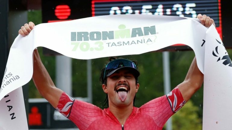 Australian rising star keeps podium streak alive with big win at IRONMAN 70.3 Tasmania