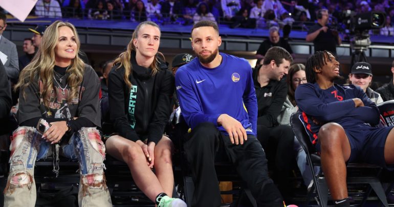 Steph Curry Leaves NBA Fans in Awe by Beating Sabrina Ionescu in 3-Point Shootout