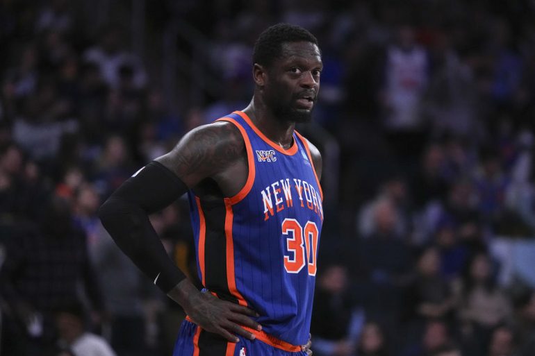 Knicks’ Julius Randle progressing, still unsure when he can play again after shoulder injury