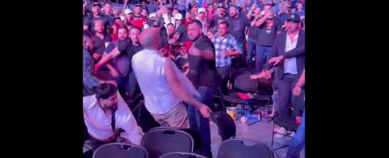 Watch: Dana White responds to ‘crazy’ UFC Mexico crowd brawl