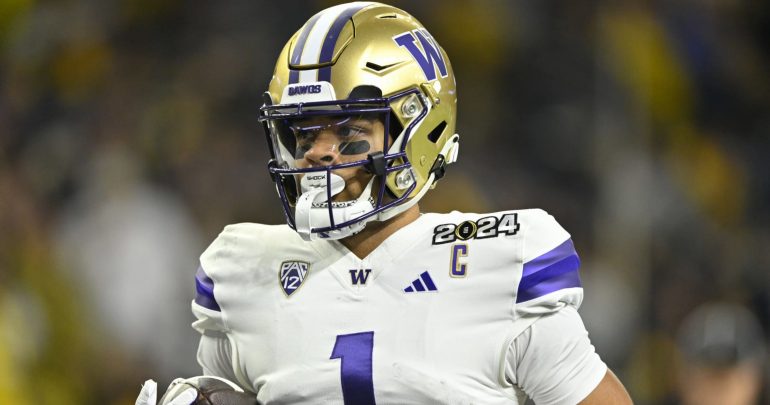 Report: Washington WR Rome Odunze to Work Out at 2024 NFL Combine Amid Draft Buzz