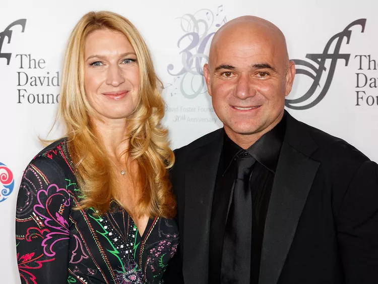 Andre Agassi and Steffi Graf