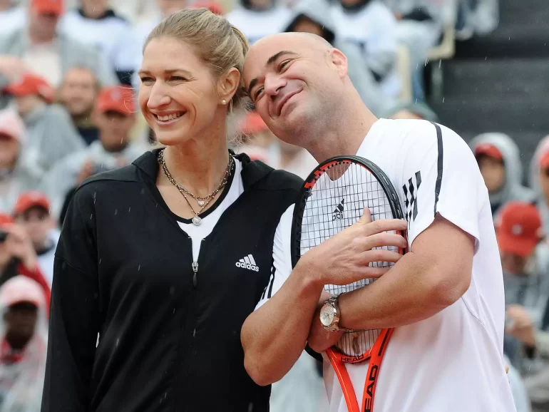 Andre Agassi and Steffi Graf