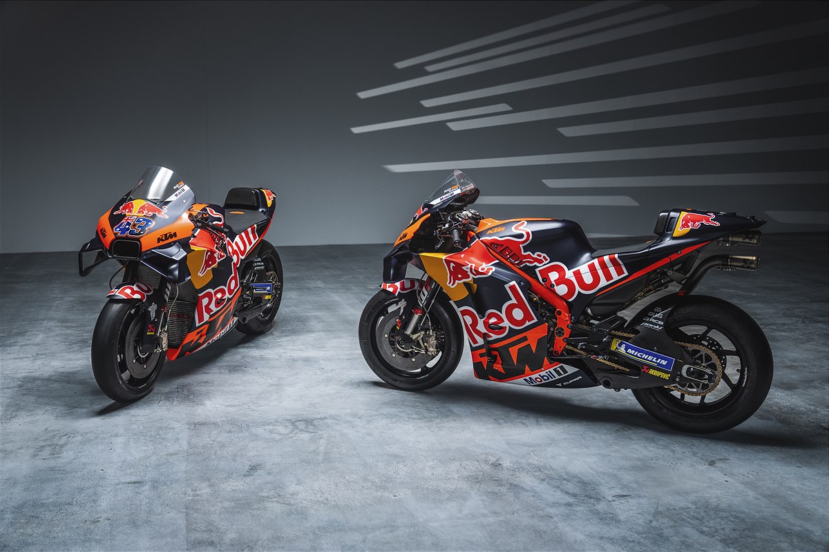 "KTM Unveils Updated RC16 with Binder and Miller Leading Charge into MotoGP 2024 Season"
