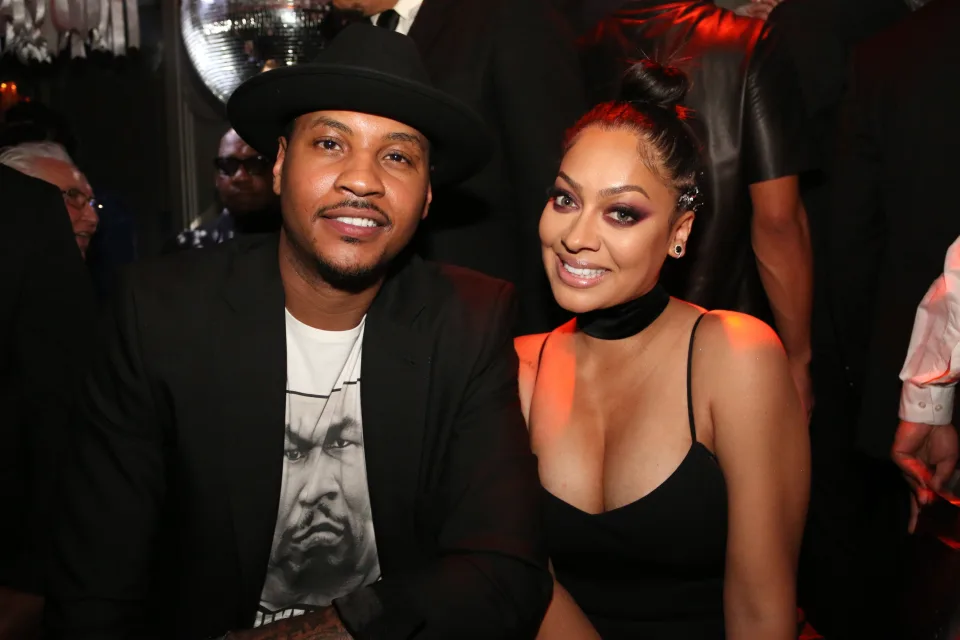 La La Anthony and Carmelo Anthony