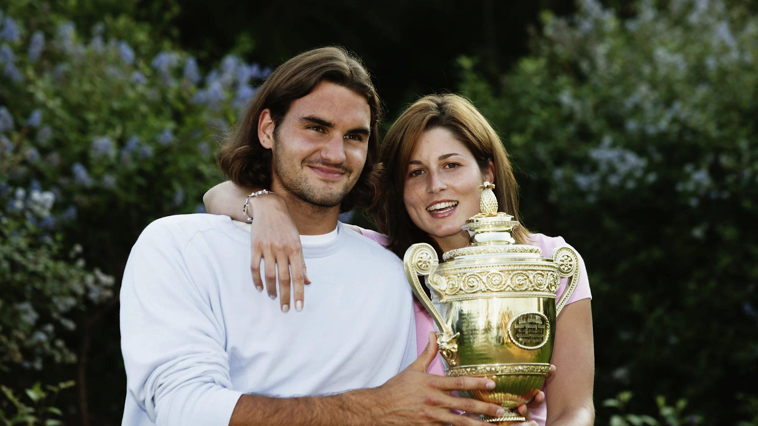 Mirka and Roger Federer