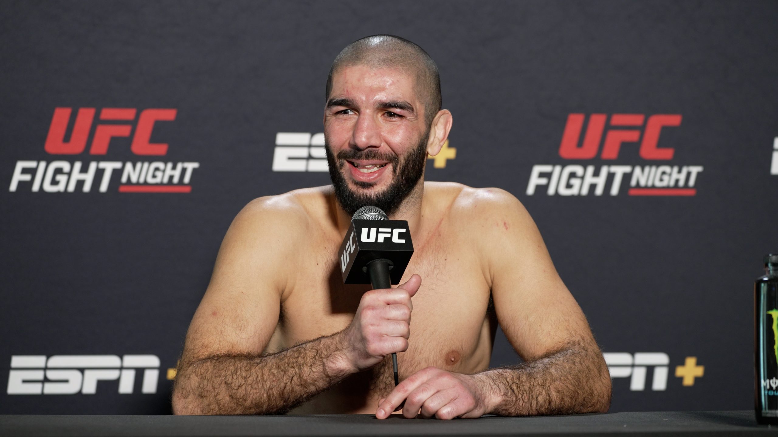 Aiemann Zahabi says Javid Basharat talked some early smack in-fight before big upset loss