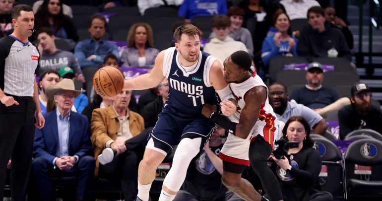 Mavs’ Luka Dončić Excites NBA Fans with Triple-Double in Win vs. Jimmy Butler, Heat