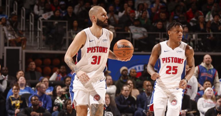 Pistons’ Evan Fournier Fined $25K After Kicking Ball into Stands After Loss to Heat